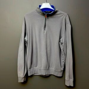 Polo Golf Ralph Lauren 1/4 Zip Sweatshirt Men's Medium Gray‎ Pullover
